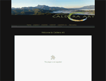 Tablet Screenshot of calderaart.org.au